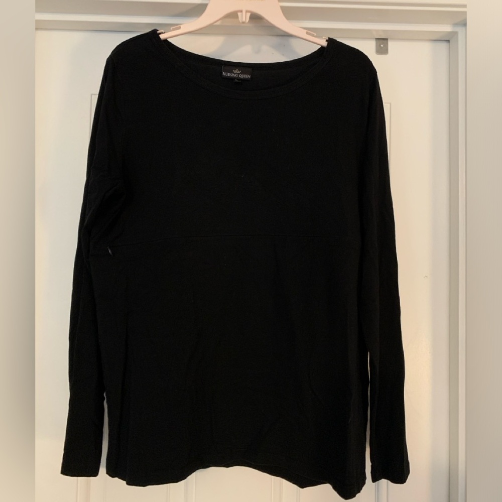 Nursing Queen Long Sleeve Tee with Nursing Access